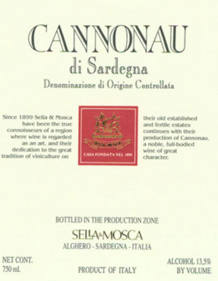 Sella & Mosca Cannonau di Sardegna Riserva DOC