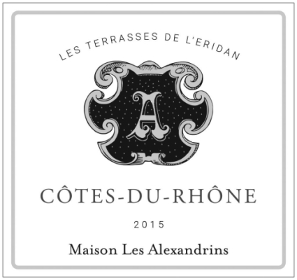 Maison Les Alexandrins Cotes du Rhone Rouge Les Terrasses de l'Eridan