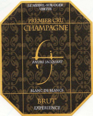 Andre Jacquart Blanc de Blancs, Le Mesnil Experience 1er Cru Brut Nature