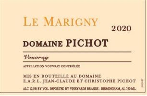 Pichot Vouvray, Le Marigny Moelleux