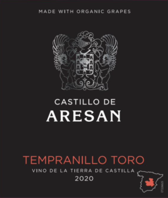 Castillo De Aresan Tempranillo, Vino de la Tierra de Castilla