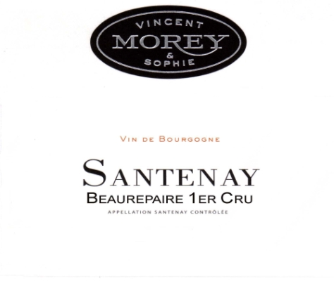 Vincent & Sophie Morey Santenay Beaurepaire, 1er Cru