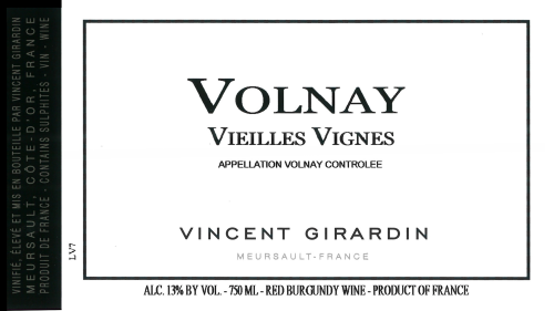 Vincent Girardin Volnay, Villages Vieilles Vignes