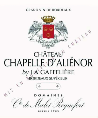 Domaine De Malet Roquefort Chateau Chapelle d'Alienor, Bordeaux Superieur