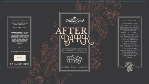 Willow Creek Distillery After Dark, Chocolate Liqueur