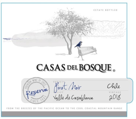 Casas del Bosque Pinot Noir, Reserva, Casablanca Valley