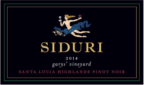 Siduri Pinot Noir, Garys' Vineyard, Santa Lucia Highlands