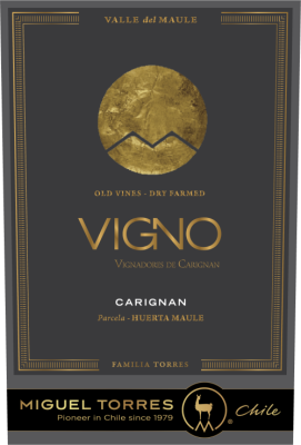 Miguel Torres Carignan, Vigno, Maule Valley