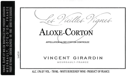 Vincent Girardin Aloxe-Corton Les Vieilles Vignes