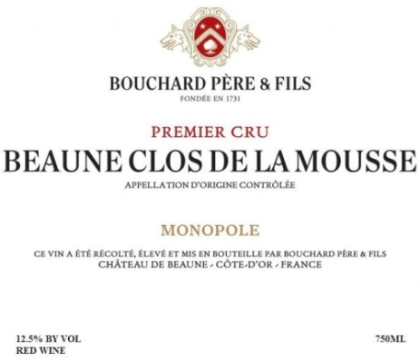 Bouchard Père & Fils Beaune Clos de la Mousse 1er Cru