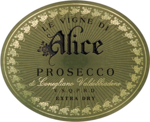 Le Vigne de Alice Prosecco Extra-Dry Superiore Conegliano Valdobbiadene DOCG