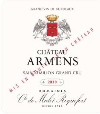 Domaine De Malet Roquefort Chateau d'Armens, Grand Cru, Saint-Emilion