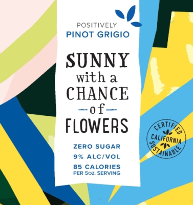 Sunny With a Chance of Flowers Pinot Grigio