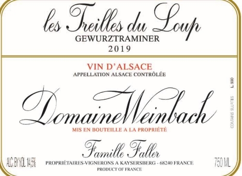 Domaine Weinbach Gewurztraminer Les Trilles du Loup