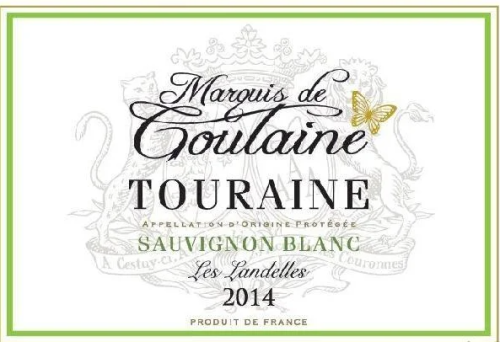 Marquis De Goulaine Touraine Sauvignon Blanc, Les Landelles