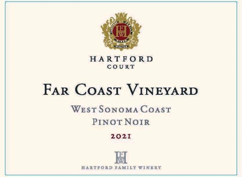 Hartford Court Pinot Noir, Far Coast Vineyard, Green Valley