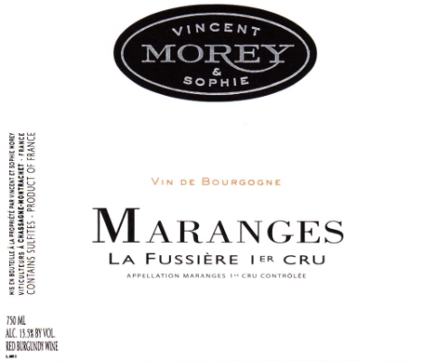 Vincent & Sophie Morey Maranges La Fussiere, 1er Cru