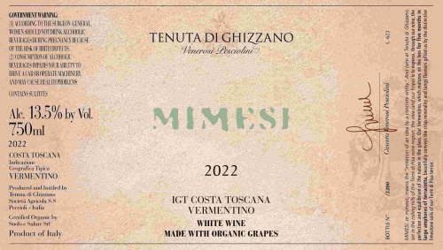 Tenuta Di Ghizzano Il 'Mimesi' Vermentino IGT Costa Toscana