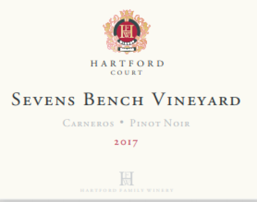 Hartford Court Pinot Noir, Seven's Bench Vineyard, Carneros