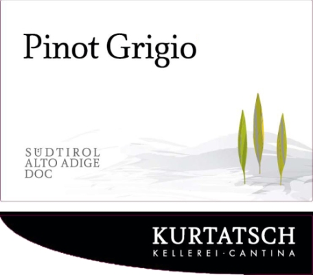 Cantina Kurtatsch Pinot Grigio, Alto Adige