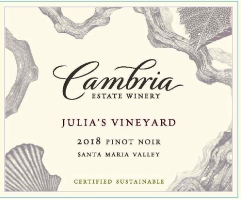 Cambria Pinot Noir, Julia's Vineyard