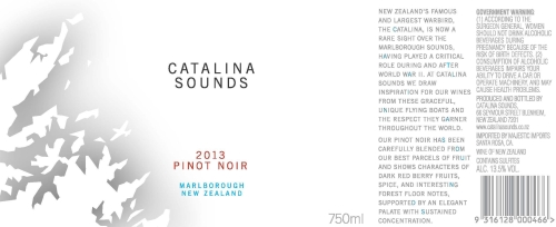 Catalina Sounds Pinot Noir