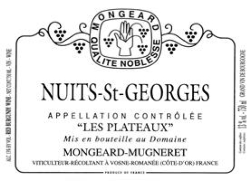 Domaine Mongeard-Mugneret Nuits St. Georges Les Plateaux